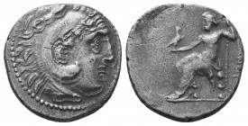 Kingdom of Macedon, Alexander III 'The Great' (336-323 B.C.). AR Drachm

Condition: Very Fine

Weight: 3.60 gr
Diameter: 18 mm