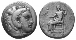 Kingdom of Macedon, Alexander III 'The Great' (336-323 B.C.). AR Drachm
Condition: Very Fine

Weight: 4.10 gr
Diameter: 16 mm