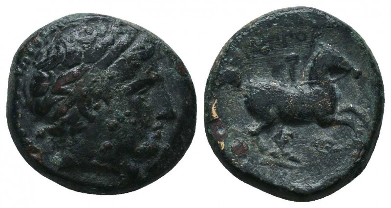 Kingdom of Macedon, Philip II (336-323 B.C.). Ae

Condition: Very Fine

Weig...