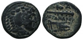 Kingdom of Macedon, Alexander III 'The Great' (336-323 B.C.). Ae

Condition: Very Fine

Weight: 5.20 gr
Diameter: 19 mm