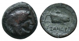Kingdom of Macedon, Alexander III 'The Great' (336-323 B.C.). Ae

Condition: Very Fine

Weight: 1.20 gr
Diameter: 11 mm