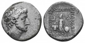 Kings of Cappadocia, Ariarathes VI AR Drachm. Circa 130-116 BC.

Condition: Very Fine

Weight: 3.40 gr
Diameter: 15 mm