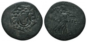 Paphlagonia, Amastris. Ca. 85-65 B.C. AE 

Condition: Very Fine

Weight: 7.60 gr
Diameter: 23 mm