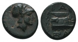 Macedonian Kingdom. Demetrios I Poliorketes. 306-283 B.C. AE unit

Condition: Very Fine

Weight: 1.80 gr
Diameter: 11 mm