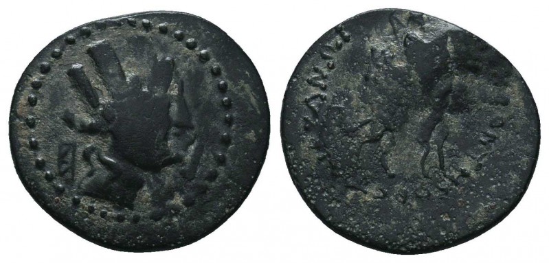 CILICIA. Tarsos. Ae (164-27 BC).

Condition: Very Fine

Weight: 2.90 gr
Dia...