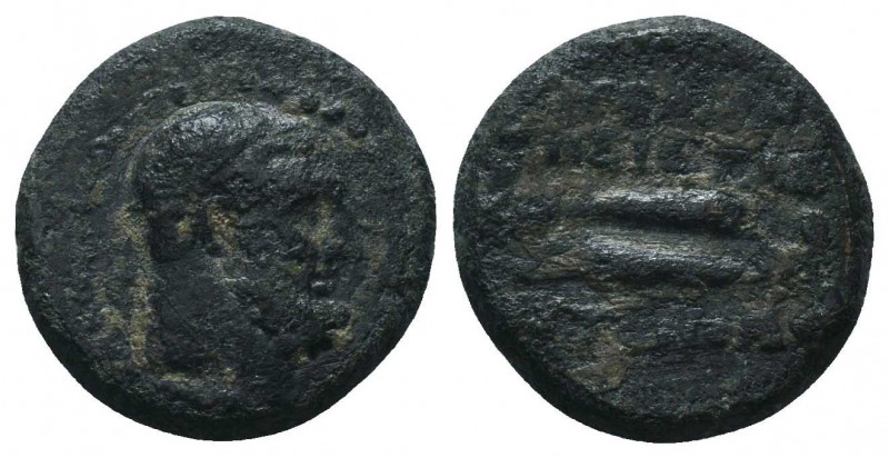 CILICIA, Aigeai. Circa 130/20-83/77 BC. Æ

Condition: Very Fine

Weight: 3.5...