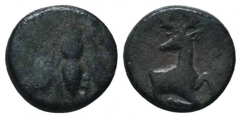 IONIA. Ephesos. Ae (Circa 202-133 BC).

Condition: Very Fine

Weight: 1.90 g...