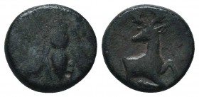 IONIA. Ephesos. Ae (Circa 202-133 BC).

Condition: Very Fine

Weight: 1.90 gr
Diameter: 12 mm