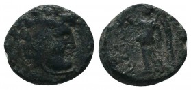 Greek Coins , Ae Undefined!

Condition: Very Fine

Weight: 1.80 gr
Diameter: 12 mm
