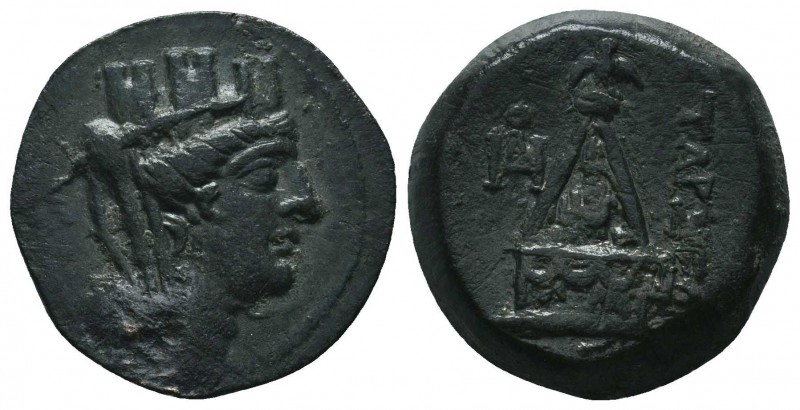 CILICIA. Tarsos. Ae (164-27 BC).

Condition: Very Fine

Weight: 8.70 gr
Dia...