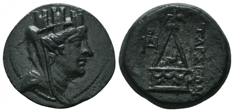 CILICIA. Tarsos. Ae (164-27 BC).

Condition: Very Fine

Weight: 6.40 gr
Dia...