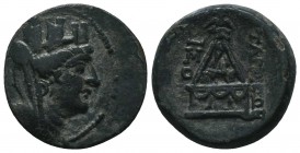 CILICIA. Tarsos. Ae (164-27 BC).

Condition: Very Fine

Weight: 7.00 gr
Diameter: 21 mm