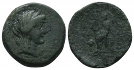 CILICIA. Adana. Ae (164-27 BC).

Condition: Very Fine

Weight: 7.90 gr
Diameter: 20 mm