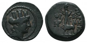 CILICIA. Tarsos. Ae (164-27 BC).

Condition: Very Fine

Weight: 2.50 gr
Diameter: 13 mm