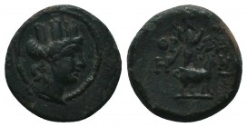 CILICIA. Tarsos. Ae (164-27 BC).

Condition: Very Fine

Weight: 2.50 gr
Diameter: 14 mm