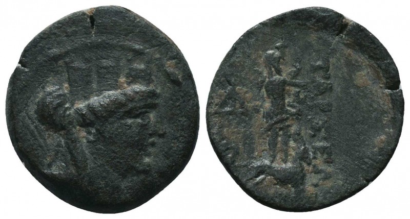 CILICIA. Tarsos. Ae (164-27 BC).

Condition: Very Fine

Weight: 6.00 gr
Dia...