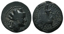 CILICIA. Tarsos. Ae (164-27 BC).

Condition: Very Fine

Weight: 3.90 gr
Diameter: 17 mm