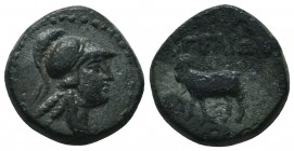 CILICIA, Aigeai. Circa 130/20-83/77 BC. Æ

Condition: Very Fine

Weight: 6.80 gr
Diameter: 16 mm