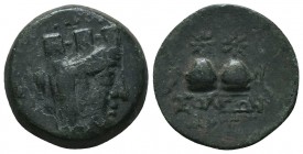 CILICIA. Soloi. Ae (Circa 2nd-1st centuries BC). 

Condition: Very Fine

Weight: 6.70 gr
Diameter: 19 mm