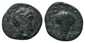 CILICIA. Soloi. Ae (Circa 2nd-1st centuries BC). 

Condition: Very Fine

Weight: 1.80 gr
Diameter: 11 mm