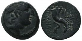 Seleukid Kingdom. (Circa 3rd-1st centuries BC). AE 

Condition: Very Fine

Weight: 8.70 gr
Diameter: 19 mm