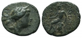 Seleukid Kingdom. (Circa 3rd-1st centuries BC). AE 

Condition: Very Fine

Weight: 2.20 gr
Diameter: 15 mm