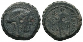 Seleukid Kingdom. (Circa 3rd-1st centuries BC). AE 

Condition: Very Fine

Weight: 9.30 gr
Diameter: 22 mm