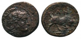 Seleukid Kingdom. (Circa 3rd-1st centuries BC). AE 

Condition: Very Fine

Weight: 1.70 gr
Diameter: 12 mm