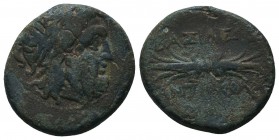 Seleukid Kingdom. (Circa 3rd-1st centuries BC). AE 

Condition: Very Fine

Weight: 6.70 gr
Diameter: 18 mm