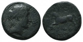 Seleukid Kingdom. (Circa 3rd-1st centuries BC). AE 

Condition: Very Fine

Weight: 3.80 gr
Diameter: 16 mm