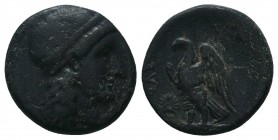 Seleukid Kingdom. (Circa 3rd-1st centuries BC). AE 

Condition: Very Fine

Weight: 3.90 gr
Diameter: 16 mm