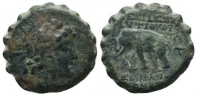 Seleukid Kingdom. (Circa 3rd-1st centuries BC). AE 

Condition: Very Fine

Weight: 7.00 gr
Diameter: 21 mm