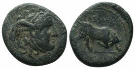 Seleukid Kingdom. (Circa 3rd-1st centuries BC). AE 

Condition: Very Fine

Weight: 7.50 gr
Diameter: 18 mm