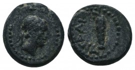 Seleukid Kingdom. (Circa 3rd-1st centuries BC). AE 

Condition: Very Fine

Weight: 2.80 gr
Diameter: 13 mm