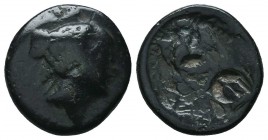 Cleopatra VII (51-30 BC). AE Countermark RARE,

Condition: Very Fine

Weight: 3.60 gr
Diameter: 17 mm