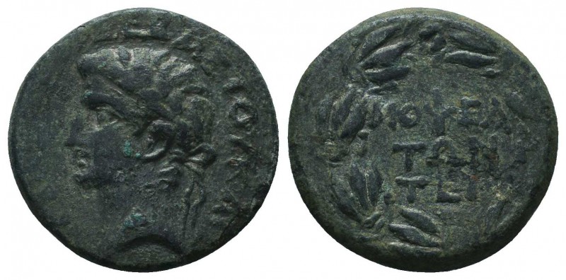 CILICIA, Mopsouestia-Mopsos. Tiberius. AD 14-37. Æ 

Condition: Very Fine

W...
