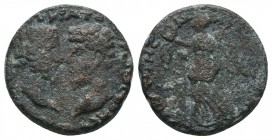 CILICIA, Epiphania. Marcus Aurelius, with Lucius Verus. 161-180 AD. Æ 

Condition: Very Fine

Weight: 8.60 gr
Diameter: 22 mm