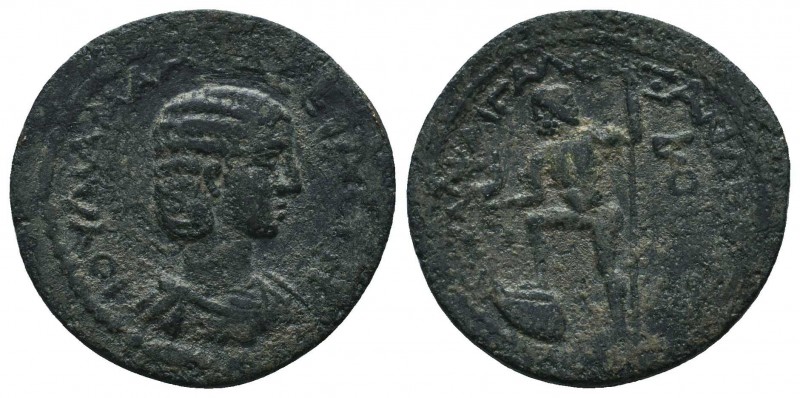 Julia Maesa, grandmother of Elagabalus (218 - 222 AD). AE 

Condition: Very Fi...