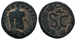 Macrinus (217-218), , Syria: Antiochia ad Orontem, c. AD 217-218 AE

Condition: Very Fine

Weight: 4.50 gr
Diameter: 19 mm