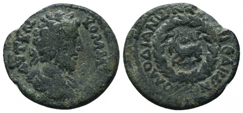 Commodus. AD 177-192. Æ, Syria . Extremely RARE!

Condition: Very Fine

Weig...