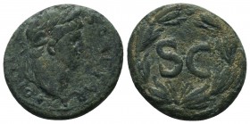 Syria, Seleucis and Pieria. Antiochia ad Orontem. Domitian. As Caesar, A.D. 69-81. AE

Condition: Very Fine

Weight: 6.30 gr
Diameter: 22 mm