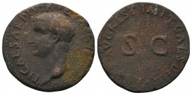 Tiberius (Restitution of Titus, 79-81), As, Rome,

Condition: Very Fine

Weight: 9.30 gr
Diameter: 26 mm