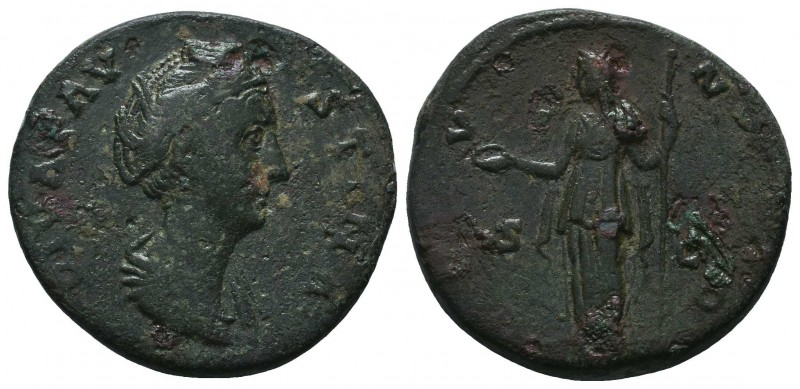 Diva Faustina I (+141 AD). AE Sestertius

Condition: Very Fine

Weight: 25.5...