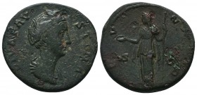 Diva Faustina I (+141 AD). AE Sestertius

Condition: Very Fine

Weight: 25.50 gr
Diameter: 32 mm