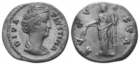 Diva Faustina I (+141 AD). AR Denarius

Condition: Very Fine

Weight: 3.00 gr
Diameter: 18 mm