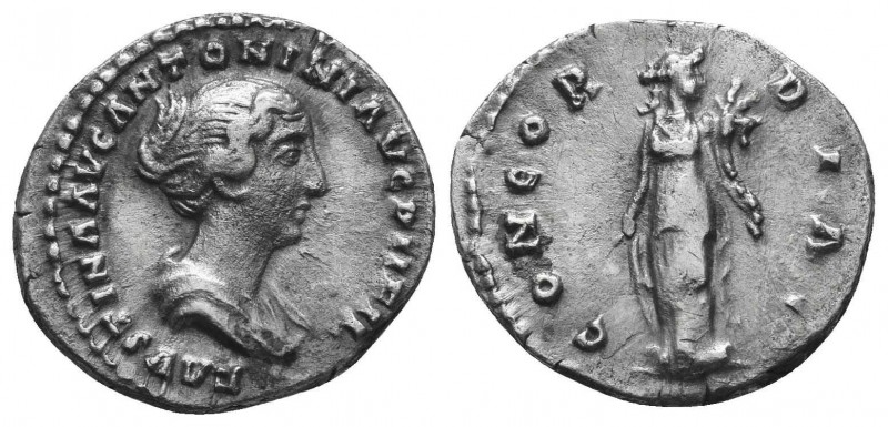 FAUSTINA II (Augusta, 147-176). Denarius. Rome.

Condition: Very Fine

Weigh...