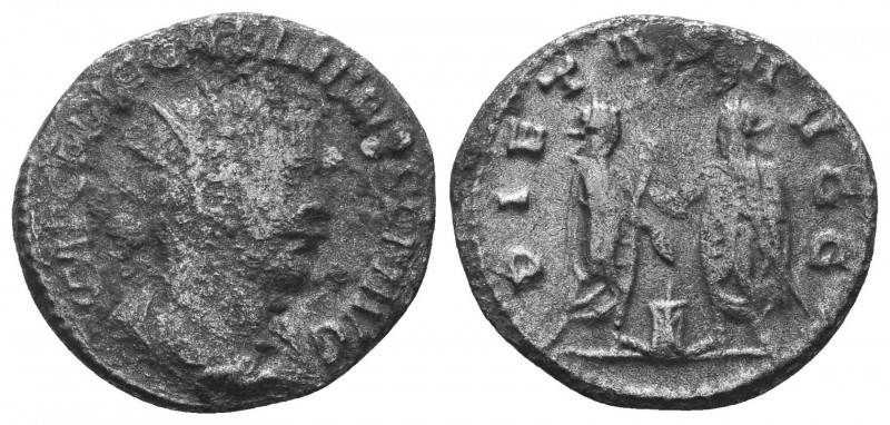 Gallienus AR Antoninianus. Antioch,

Condition: Very Fine

Weight: 2.60 gr
...