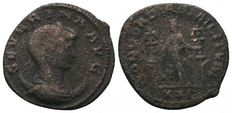 Severina Silvered Ӕ Antoninianus. 

Condition: Very Fine

Weight: 3.70 gr
D...