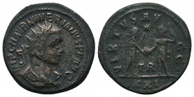 Numerianus (283-284 AD). AE Antoninianus

Condition: Very Fine

Weight: 4.10 gr
Diameter: 21 mm