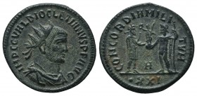 Diocletianus (284-305 AD). AE Antoninianus

Condition: Very Fine

Weight: 3.40 gr
Diameter: 21 mm
